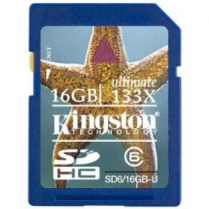 16GB SDHC Card Kingston (Class6) Ultimate 133X!