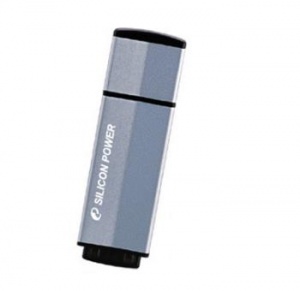 16GB USB2.0 Flash Drive SP U2-110 мет. корпус сине-серый