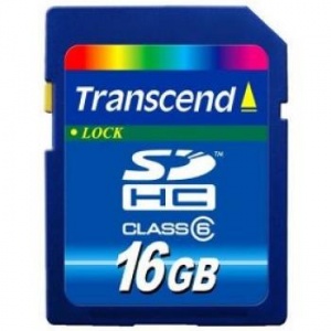 16GB SDHC Card Transcend (Class6)