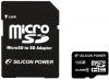 16GB Карта памяти Silicon Power Micro SDНС Class 6 + адаптер SD