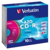 VERBATIM CD-R 80 52x DL+ SL/10 Color
