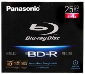 PANASONIC BD-R 25 GB 4x JC/5