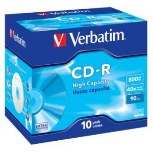 VERBATIM CD-R 90 40x JC/10