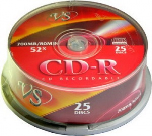 VS CD-R 80 52x CB/25